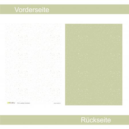 Pastellgrün Doodletupfen - Designpapier